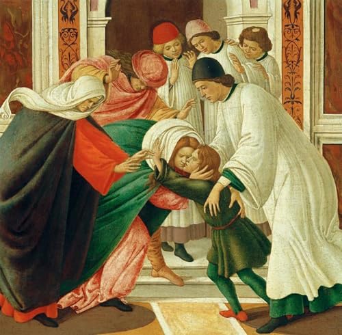 Tableaux Graffiti Art Mural Minerve Botticelli pour sublimer un grand mur vide et sombre