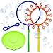 Giant Bubble Wand Set for Kids and Adults with Concentrated Refill, Fun Outdoor and Indoor Activity for Girls, Boys, Toddlers and Children to Enjoy
