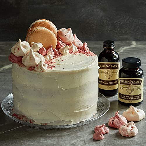 Nielsen-Massey Madagascar Bourbon Pure Vanilla Bean Paste for Baking and Cooking, 4 Ounce Bottle with Gift Box