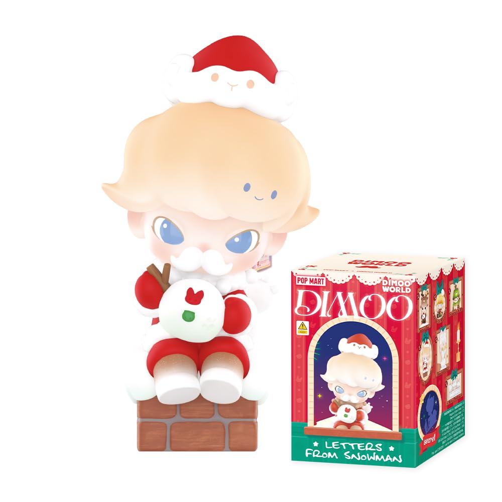 POP MARTDIMOO Letters from Snowman Series 1Box 2.5 inches Articulated Character Premium Design gifts for women Fan-Favorite blind box Collectible Toy Art Toy Action Figure