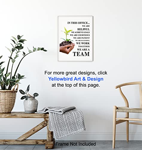 Yellowbird Art & Design Office Wall Decor - Motivational Wall Art Quote - 8X10 Inspirational Wall Art Poster - Unique Gift For Boss thumb #5