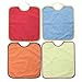 Ti TIN - Pack 4 Baberos Impermeables para Bebé Niño 90% Algodón - 10% Poliéster | Baberos con cierre de Goma para bebés de 6 a 18 meses, 23x28 cm