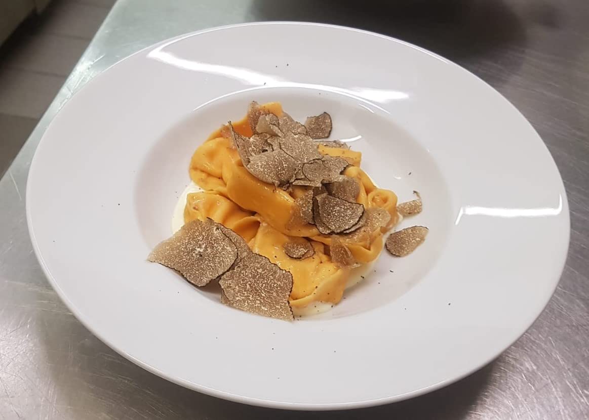 Confezione regalo con 2 prodotti al tartufo bianco e al tartufo nero estivo - idea regalo di Natale (Burro e Miele al tartufo bianco)