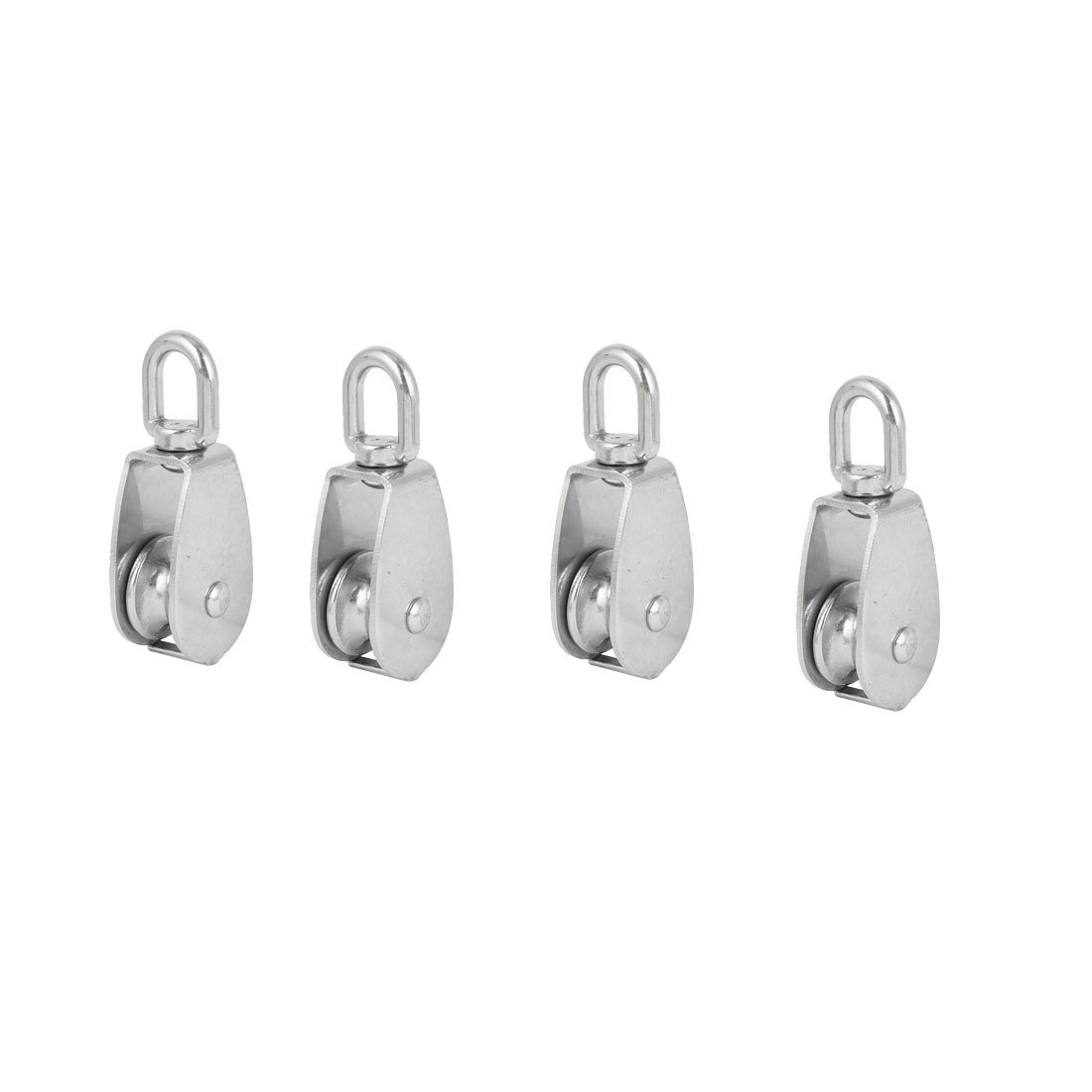 Aexit M32 Lifting Crane Swivel Hook Single Pulley Block Hanging Wire Towing Wheel 5pcs (598295f4d552f06618bebd32ecfc14a3)