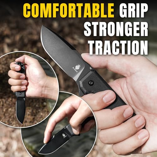 Kizer Nice Guy Pocket Folding Knife, 2.84” D2 Blade knives, G10 Handle - image 8
