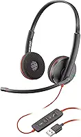 Plantronics Headset Blackwire USB C3220 209745-101T, com fio