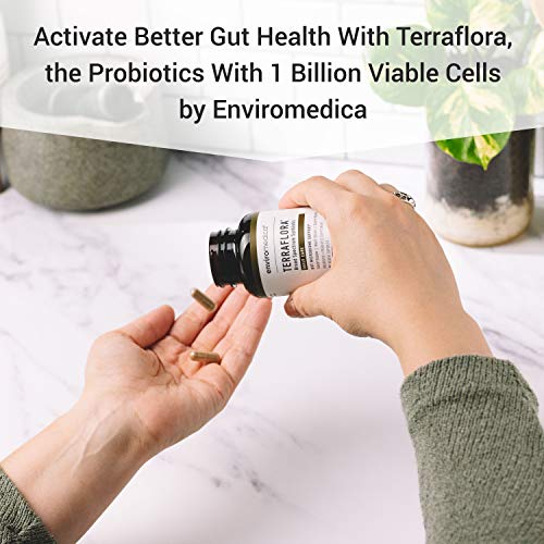 Terraflora Daily Care Synbiotic Of Probiotics And Prebiotics For Women And Men 60 Ct, Soil Based, Shelf Stable, Allergen Friendly Spore Based Supplement Capsules Promote Gut Health By Enviromedica #TOP1