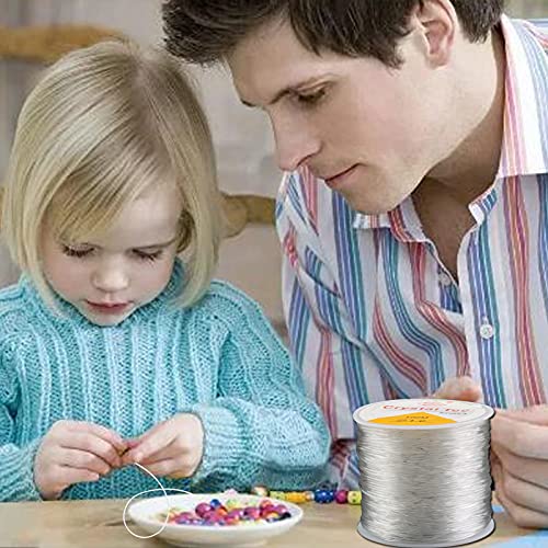 Crystal Elastic Beading Thread, 2PCS 1.0mm Elastic Bracelet String - Image 4