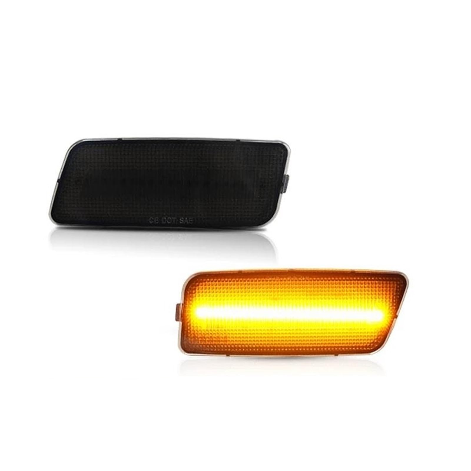 Freccia Dinamica Per VW Per MK6 Per Golf Per GTI 2010-2014 Luci Di Posizione Laterali A LED Per Paraurti Sostituisci Le Luci Di Posizione Laterali Anteriori