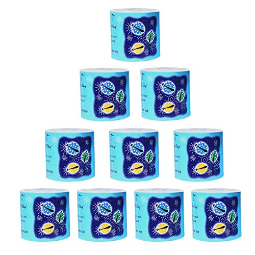 Preisvergleich Produktbild Lifesongs Toilettenpapier 3-lagig, Wc Papier Abbaubares Rollenpapier Für Werkstatt Restaurant Weiß