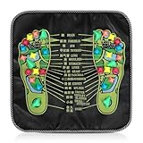 BIUDECO Fußmassagegerät Akupressur Matte 35X35cm Stein Massagegerät für Fußsohlen Schmerzpunkt Stimulation zur Durchblutungsförderung und Entspannung