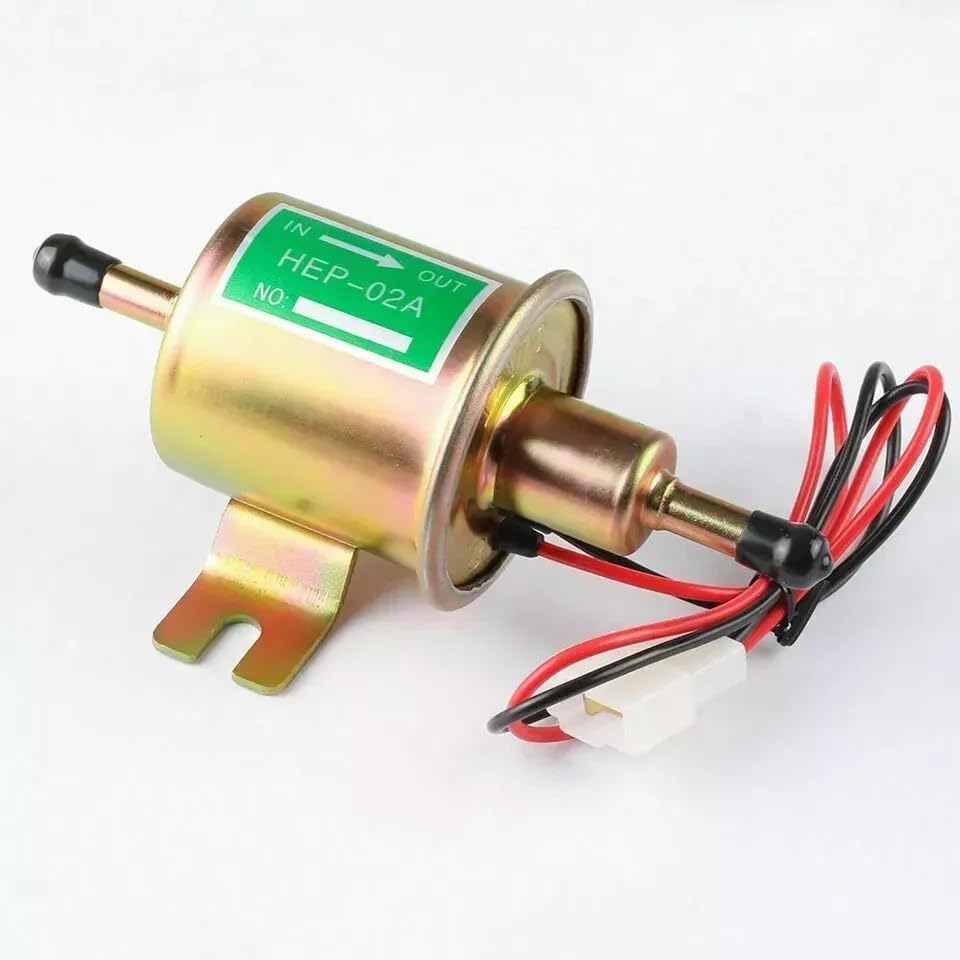 24V Electric Fuel Pump For HEP-02A – Low Pressure Inline Gas & Diesel Fuel System
