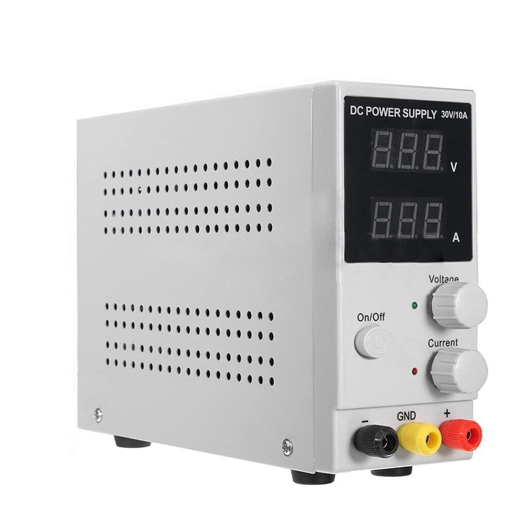Fuente de alimentación de laboratorio ajustable, 30 V, 10 A, 300 W, transformador regulable, regulador de voltaje, pantalla digital, fuente de alimentación estabilizada