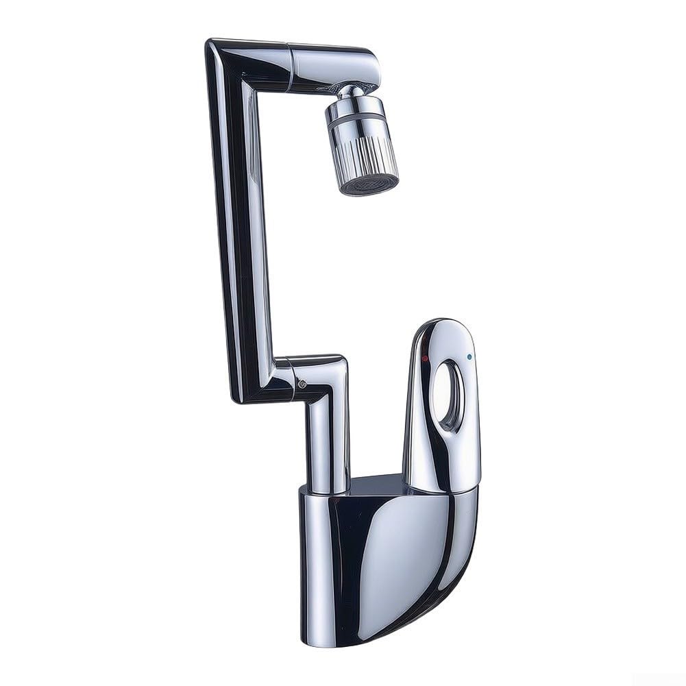 Grifo monomando para lavabo (cobre, 30 cm, giratorio)