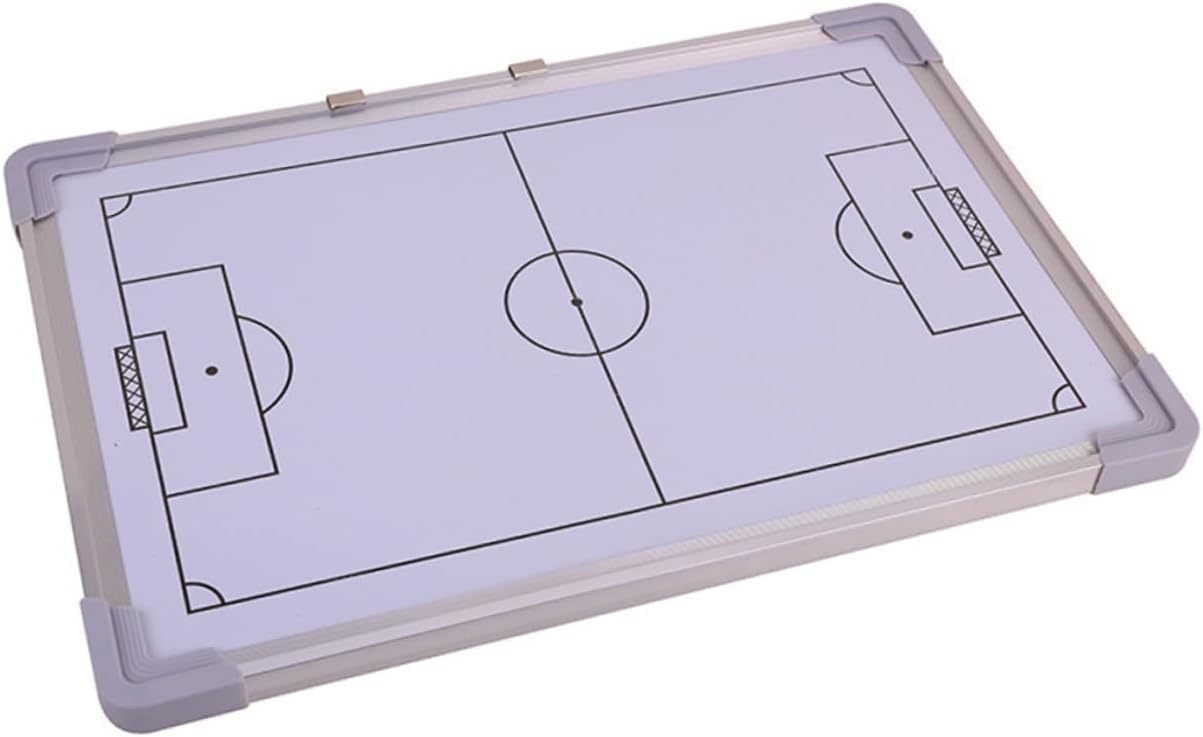 Aluminum Alloy Magnetic Football Training Board with 27 Magnets and Eraser Wall-Mountable Board for Players