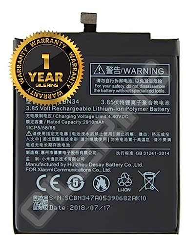 Image of Original BN34 Battery for Redmi 5A (3000mah) Battery with 1 Year Warranty****(G74)