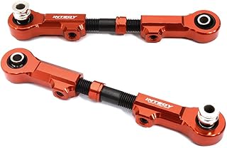 C32586RED Billet Machined Steering Turnbuckle Linkages 105mm for Losi 1/5 DBXL-E 2.0 4WD