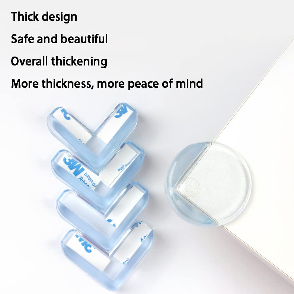 Protège-Coins pour Table d'enfant ，Protège-Coins p Anti Collision Angle Corner Protector,50 Pack Corner Guards,Strong Adhesion,(A Variety of Styles)