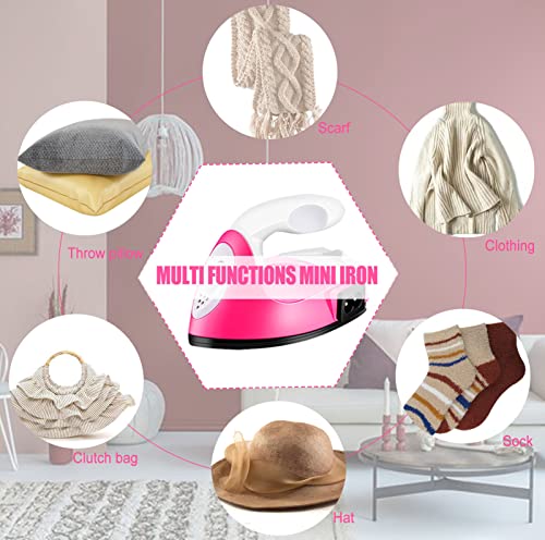 Mini Heat Press Small Iron Portable Heat Press Machine Mini Craft Iron with Charging Base Accessories for DIY T-Shirts, Shoes, Bag and Hats Heat Transfer Vinyl Projects - Image 4