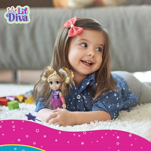 Image of Li'l Diva Ballerina-Bella 6 inch Doll|India's First Preschool RolePlay Pretendplay Doll with Accessories|Birthday Gift|Toy Doll for Girls 3+|Movable Arms & Legs|Beautiful Dress|Elegant Eyes|Soft Hair Play