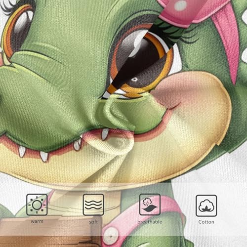 Cute Cartoon Alligator Funny Cute Panties Girl Toddlers Underwear Floral Cotton Colorful Briefs Kids Undies 2t3