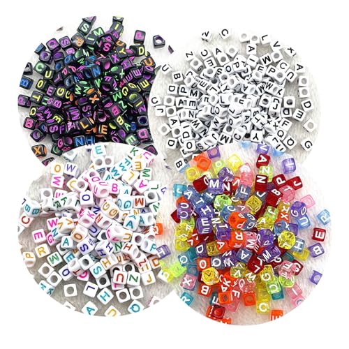 Amazon.co.jp: Ginhkok アルファベットビーズ アルファベット 4つの