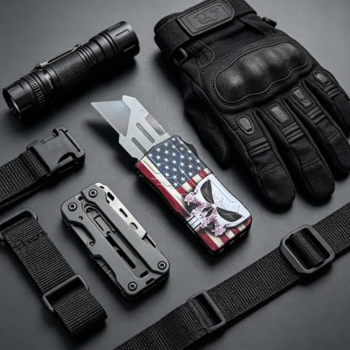 Image of Caressolove Automatic Box Cutter, Retractable Utility Knife