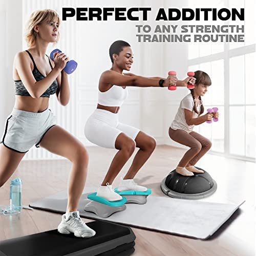 Image of Yes4All Neoprene Coated Dumbbell Hand Weight Sets of 2 - Multiple Weight Options with 15 Colors, Anti-roll, Anti-Slip, Hexagon Shape