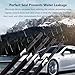 Car Window Weather Stripping Molding Trim Seal Belt Compatible with Toyota Lexus Vehicle 1998-2007 Land Cruiser 100 Series LX450, Replaces OEM# 75710-60061 75720-60061 75730-60041 75740-60041
