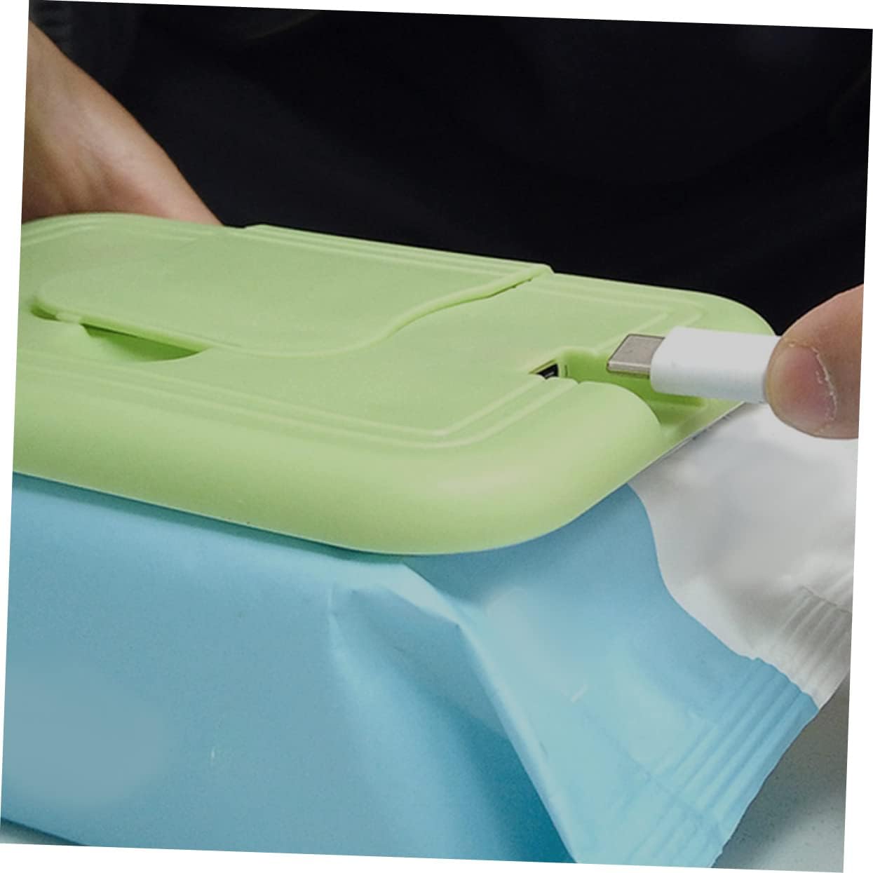 Portable Wipe Warmer Dispenser Compatible with All Brands Keeps Wipes Moist Warm for Comfort for Indoor Use