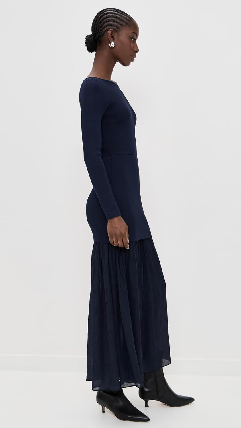 Line & Dot Women's Gemma Mix-Media Dress - Image 4