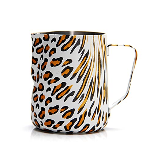 Salsera 300 / 600ml Patrón de leopardo Café Jarra de café Jarra de jarra de jarra de jarra de jarra de tapa de flores…