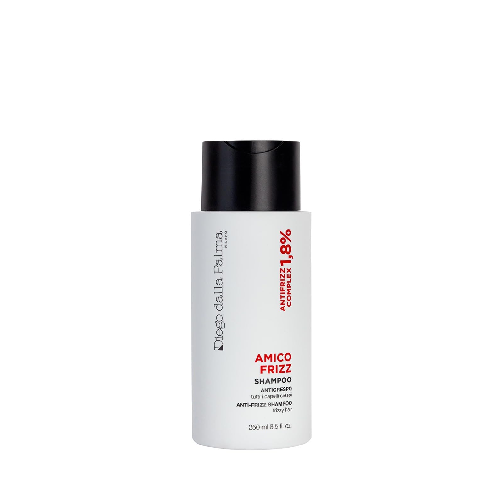 Diego dalla Palma | AMICOFRIZZ - Shampoo Anticrespo Disciplinante con Anti-​frizz Complex, Protezione Umidità e Effetto Antistatico, 250ml