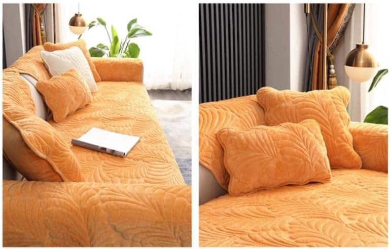 Miniatura 3 de LUBOSE Fundas de sofá de terciopelo, protectores de funda de sofá lavables, fundas de sofá de felpa, protectores de sofá, toallas de sofá, mantas de