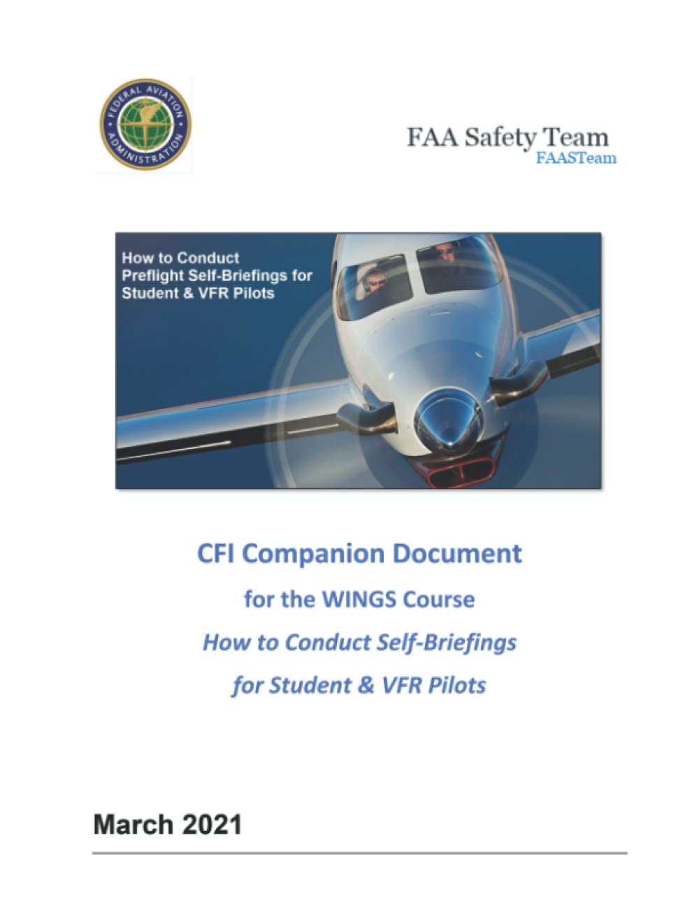 Buy CFI Companion Document for the WINGS Course; How to Conduct Self
