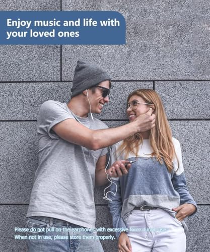 Image of Wireless Earbuds, Bluetooth 5.3 Headphones with HD Mic, Noise Cancelling, 48H Playback, Dual LED Display, USB-C, IP7 Waterproof for Running, Gym (Lighting White)