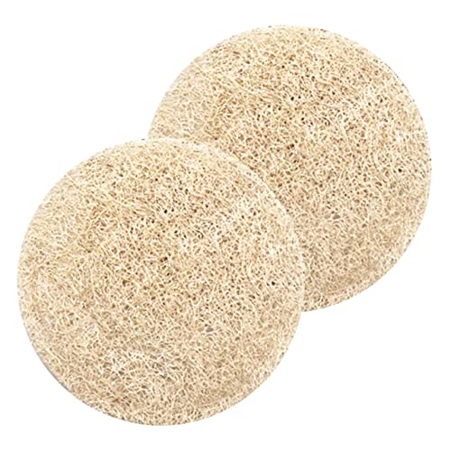PEPLAYTAL 2 Posavasos Redondos para Tetera De Lufa Almohadillas para Bebidas De Lufa Posavasos para Tazas De Té De Kung Fu Accesorios para El Coche Teteras Posavasos para Tazas Tapete