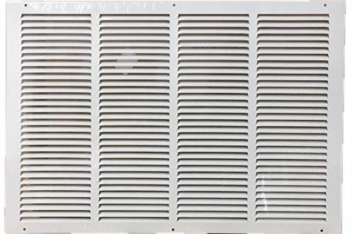 Grille d'aération en acier blanc 61x45.7 cm pour ventilation intérieure