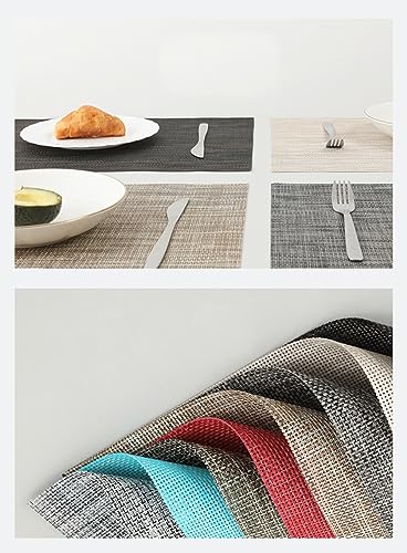 Set de table antidérapant lavable résistant aux taches pour préserver les meubles | Lot de 6 - 4