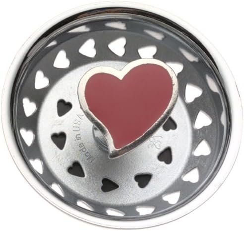 Billy-Joe Homewares 7123 Enamel Joe's Heart Kitchen Strainer