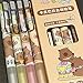 MOZXIRZ 4 Pcs Cute Mechanical Pencils 0.5mm Cartoon Capybara Mechanical Pencil Kawaii Soft Grip Pencils School Pencil for Students Girls Boys Women (4Pcs Capybara)