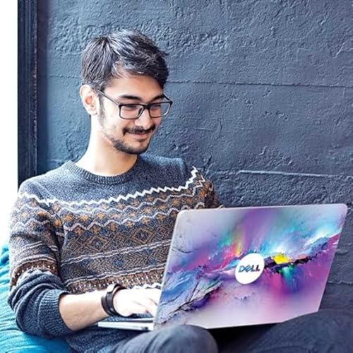 Image of Pattern D74 Full Body Vinyl Laptop Skin /Sticker /Cover Upto 15.6 Inches Laptops Laminated-Removable-HD Quality Compatible for-Dell (15x10 Inches)
