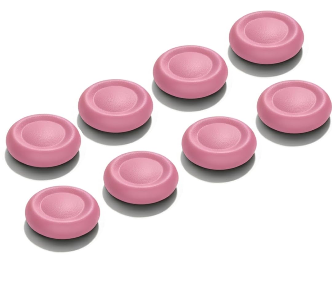 Ferkurn Replacement Thumb Grips Cap Compatible with PS5/4 Controller Edge Accessories, Anti-Slip Anti-Stickiness Anti-Scratch Joystick Caps Controller Thumbstick Grips Replacement Button, Repair Part