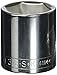 SK Professional Tools 41144 1/2 in. Drive 6-Point Metric Standard Chrome Socket - 1-3/8 in., Cold Forged Steel Socket with SuperKrome Finish, Made in USA