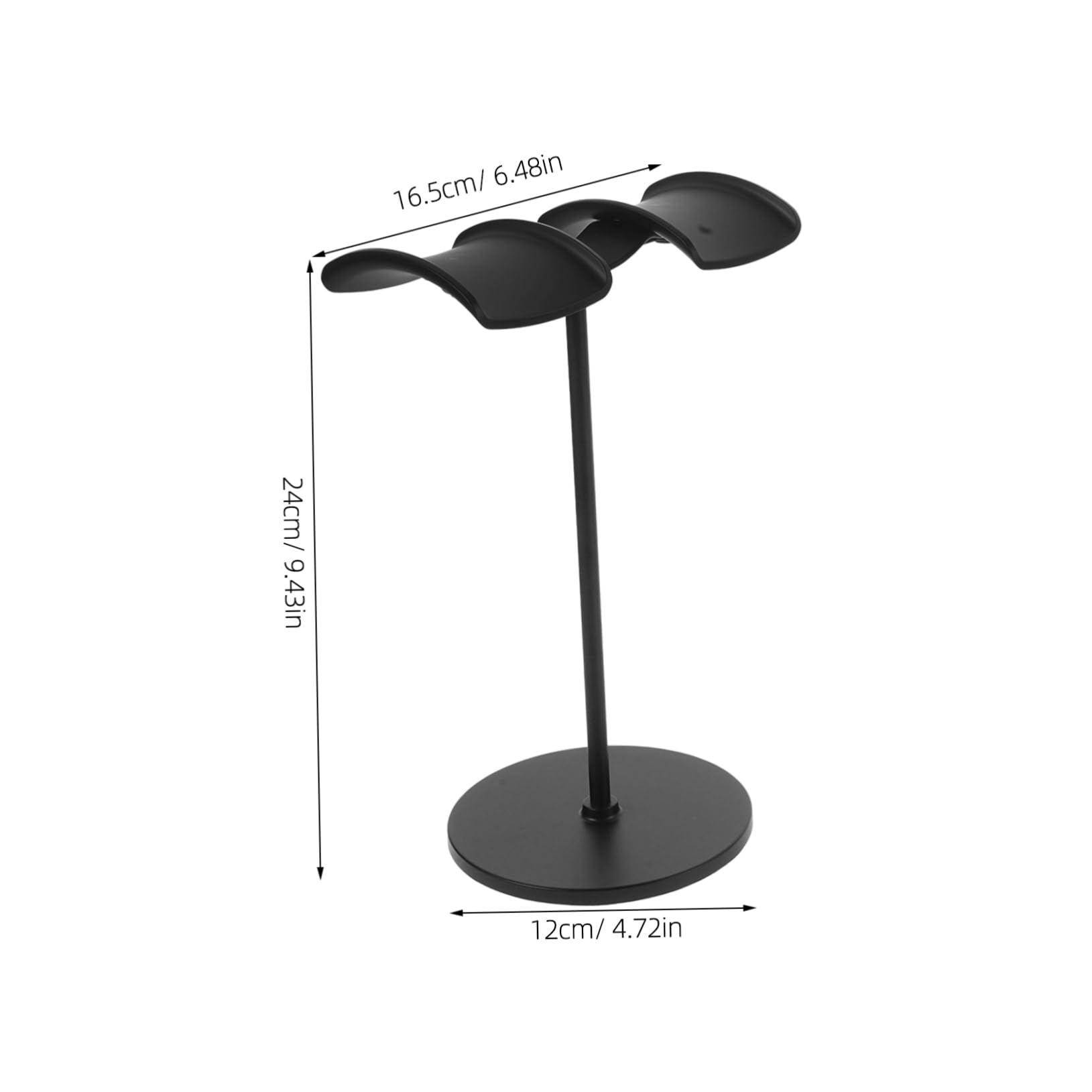 Housoutil 2stücke Kopfhörer-halter Schreibtisch Headset-ständer Ohrhörer-aufbewahrung Desktop-kopfhörerständer Stabiler Kopfhörer-halter Für Gaming-headset