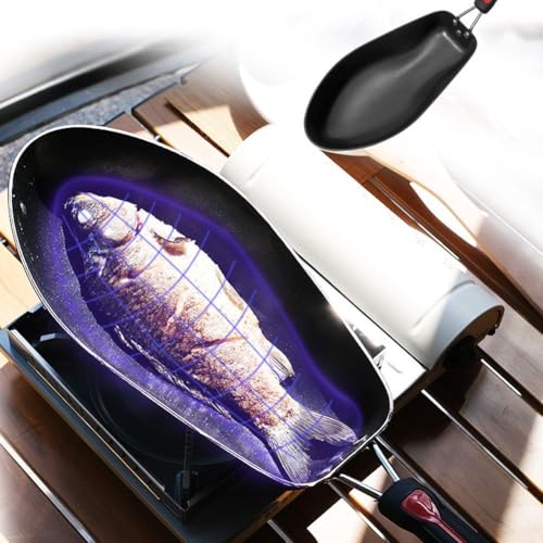 Poêle à poisson antiadhésive pour réussir vos repas de camping - 8