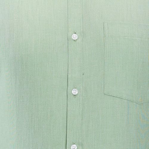 Image of Park Avenue Men's Slim Fit Structure Pattern Cotton Blend Semi Cutaway Collar Full Sleeve Formal Shirt