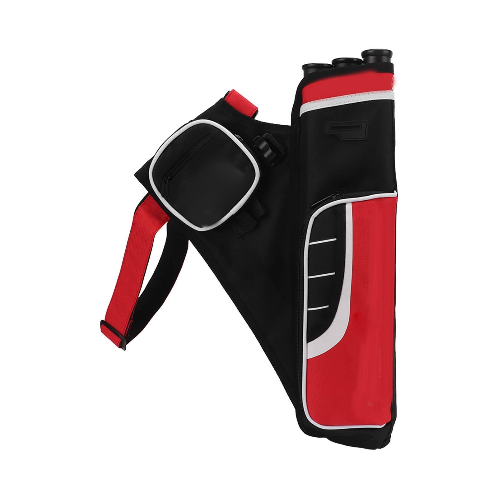 ACOGEDO Multidireccional Portátil y Bolsa de Almacenamiento para Tiro con con Cómodo Diseño de Cintura a Horcajadas, Rojo — view 6