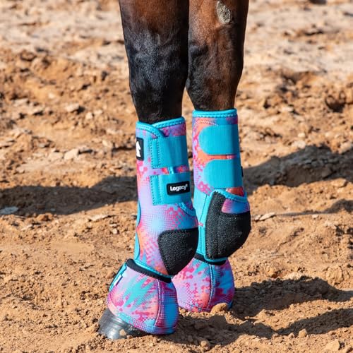 Image of Classic Equine Legacy2 Support Boots, Front and Hind
