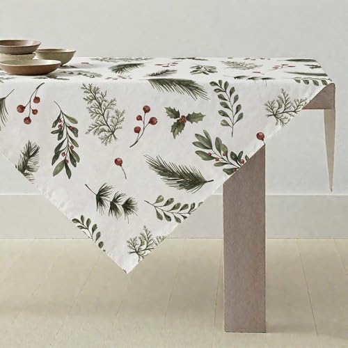 ViaElayu Tischdecke Weihnachten Weihnachtsdeko Klein...